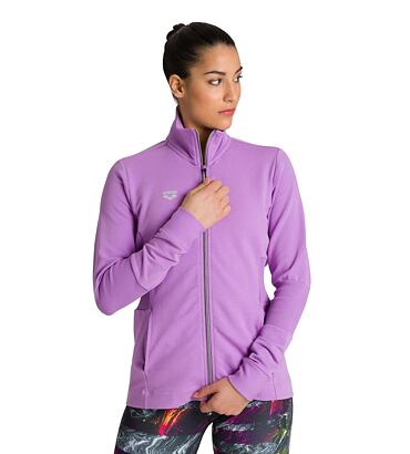 Dámska športová mikina arena W JACKET RIB fialová