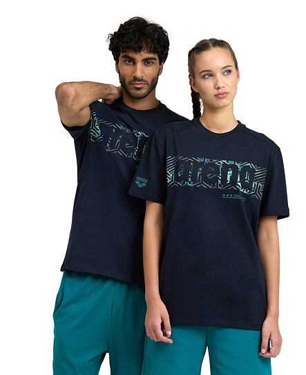 Športové tričko arena Unisex Logo Cotton T-Shirt Športové tričko arena Unisex Logo Cotton T-Shirt